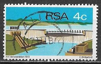 ЮАР 1972 г.  Плотина, гаш.
