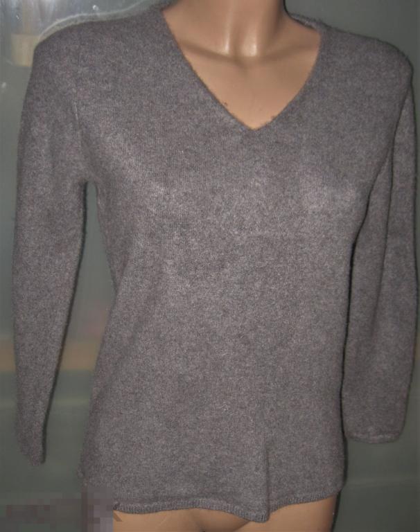 ДЖЕМПЕР ЖЕНСКИЙ 100%КАШЕМИР 44-46(М) ЦВ.СЕР. G&A PURE CASHMERE 