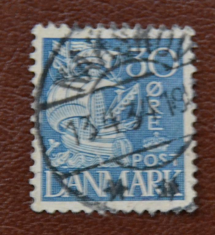 Дания  1927 год  Флот  Каравелла Стандарт  Гаш.