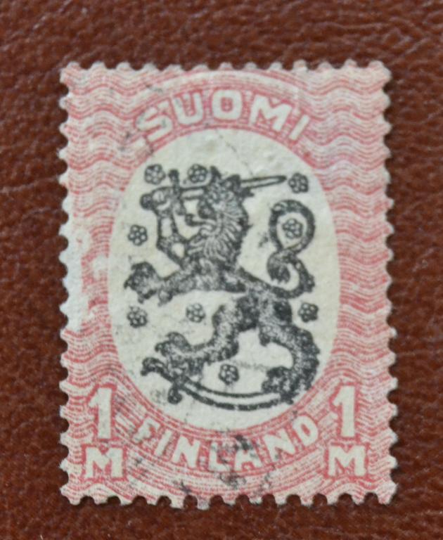 Финляндия 1920 год Герб  Стандарт Гаш.