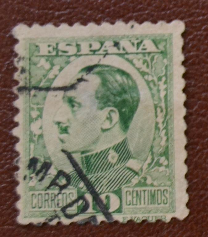 Испания 1930 год  Король Альфонсо XIII, стандарт Гаш.