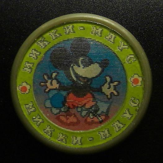 Значок СССР «МИККИ МАУС (переливашка)»