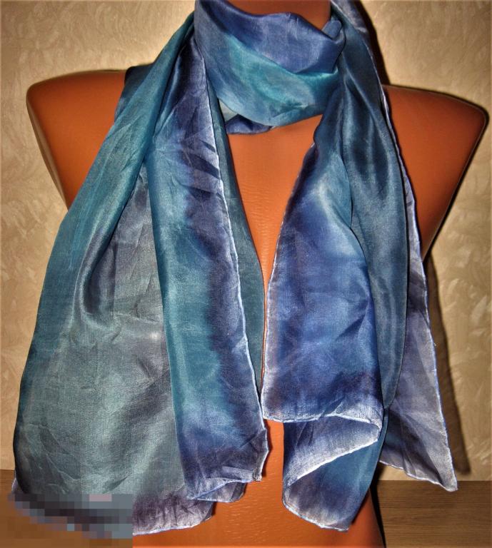 ШАРФ 100% ШЁЛК 136*43 (АРТ1) 