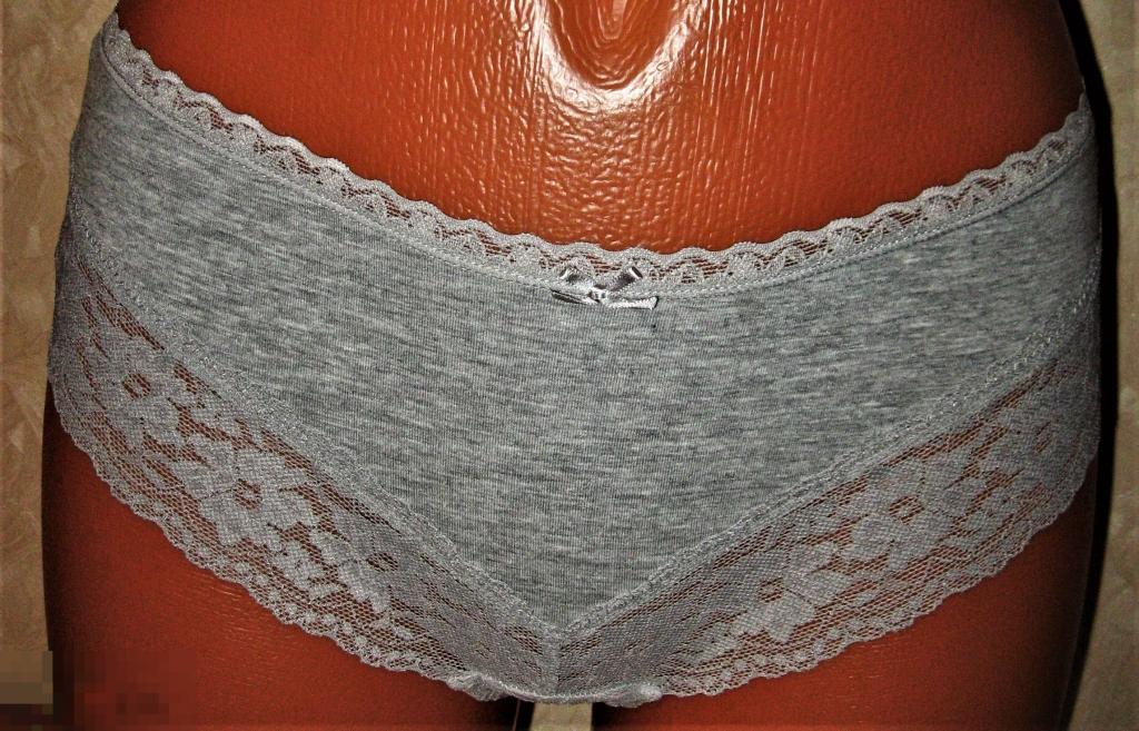 ТРУСЫ ЖЕНСКИЕ  85%КОТ.10%ВИСКОЗА- 5%ЭЛ. 44(S) H&M НОВЫЕ 