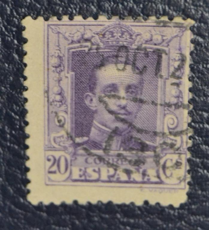 Испания 1922 год Король Альфонсо XIII, стандарт Гаш