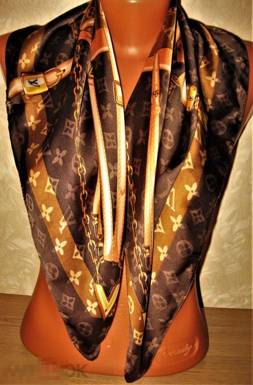 ПЛАТОК 100% ШЁЛК 72*70 MADE IN CHINA (АРТ1) 