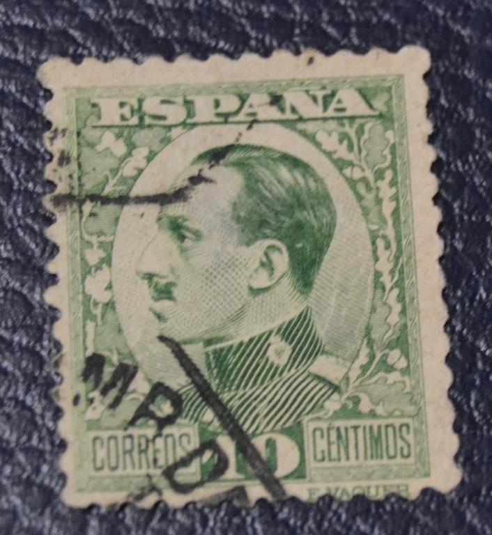 Испания 1930 год Король Альфонсо XIII, стандарт Гаш