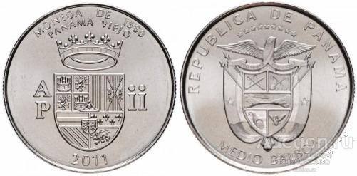 Панама 1/2 бальбоа, 2011 Панама-Вьехо - Валюта 1580 года