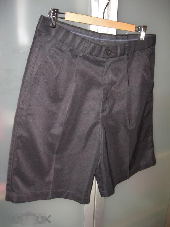 ШОРТЫ МУЖСКИЕ ЧЁРНЫЕ ПОЛИЭСТЕР НА 48(W33) DOCKERS !!! 