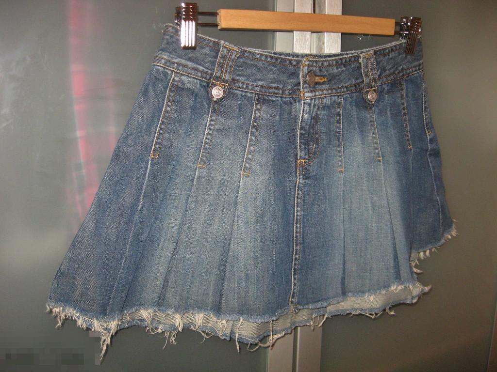 ЮБКА ДЖИНСОВАЯ 40(34) КОТТОН TRF 