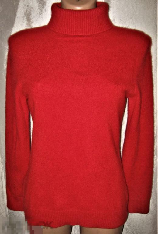 СВИТЕР ЖЕНСКИЙ 100% КАШЕМИР ЦВ. КРАСНЫЙ. 46(40) CLARINA CASHMERE COLLECTION 