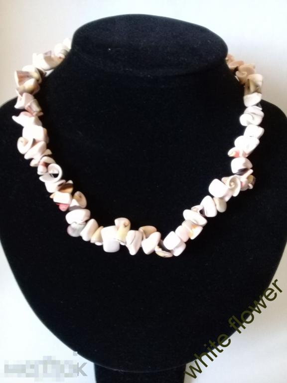 КОЛЬЕ БУСЫ ОЖЕРЕЛЬЕ  ИЗ РАКУШЕК