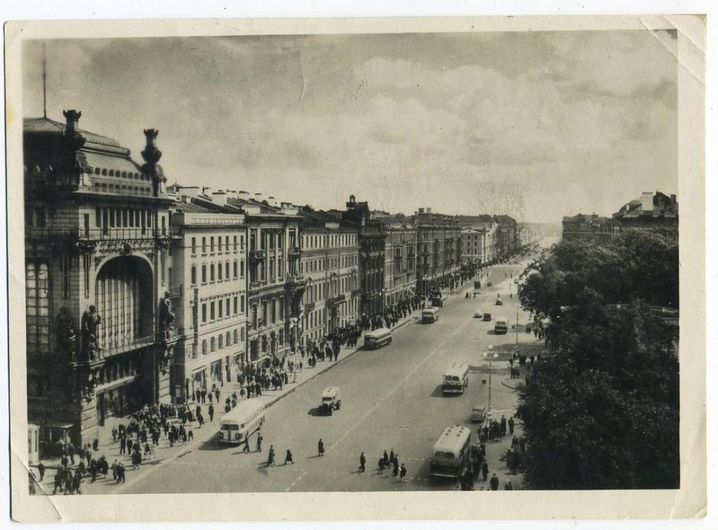 Ленинград-Невский проспект - Ленфотохудожник 1951 год  (Л-56)