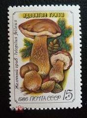 СССР 1986. Флора. Ядовитые грибы. Желчный гриб. MNH.1 марка. (361)РАСПРОДАЖА