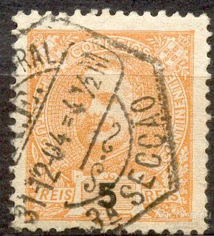 Португалия 1895-1905  Ив 125 Карлос 1  зуб 11,5