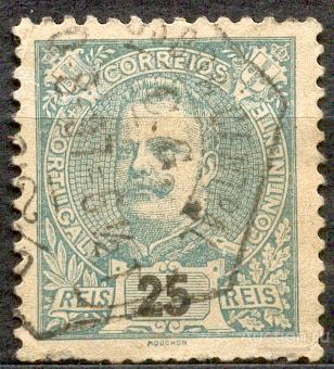 Португалия 1895-1905  Ив 130 Карлос 1 зуб 11,5