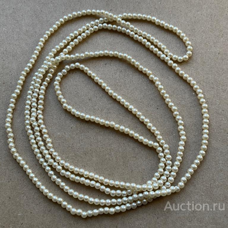 Колье. Бусы. Винтажное женское украшение на шею. Бижутерия.