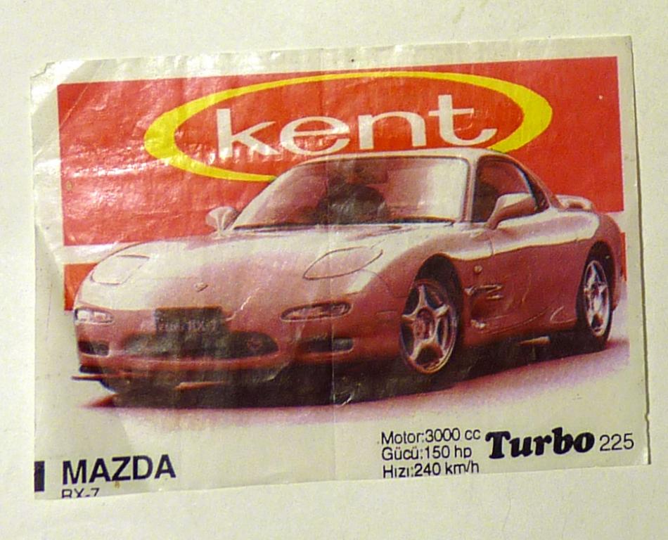 Вкладыш от жвачки Turbo 225
