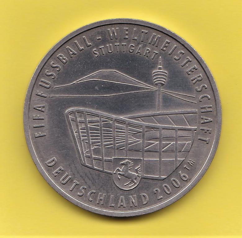 🔹 Медаль. Чемпионат мира по футболу в Германии. Штутгарт. 2006 г.