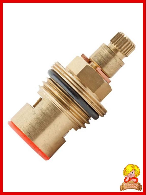 Кран-букса керамическая для Импортных смесителей 1, 2 шлиц двойная ...