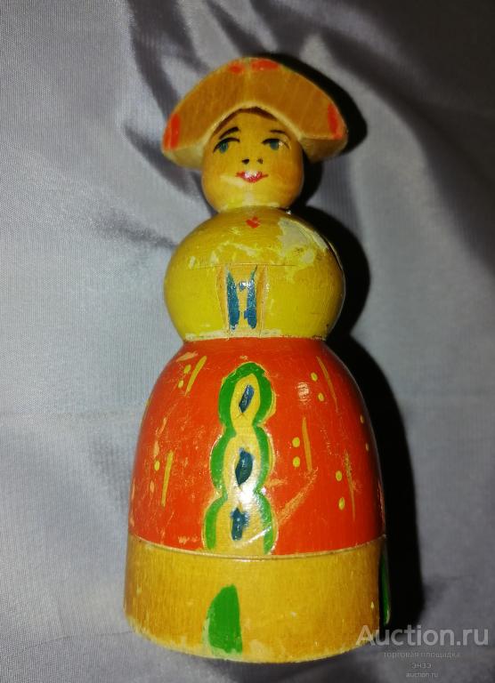 деревянная игрушка Повариха. Сказка о царе Салтане.60г.СССР