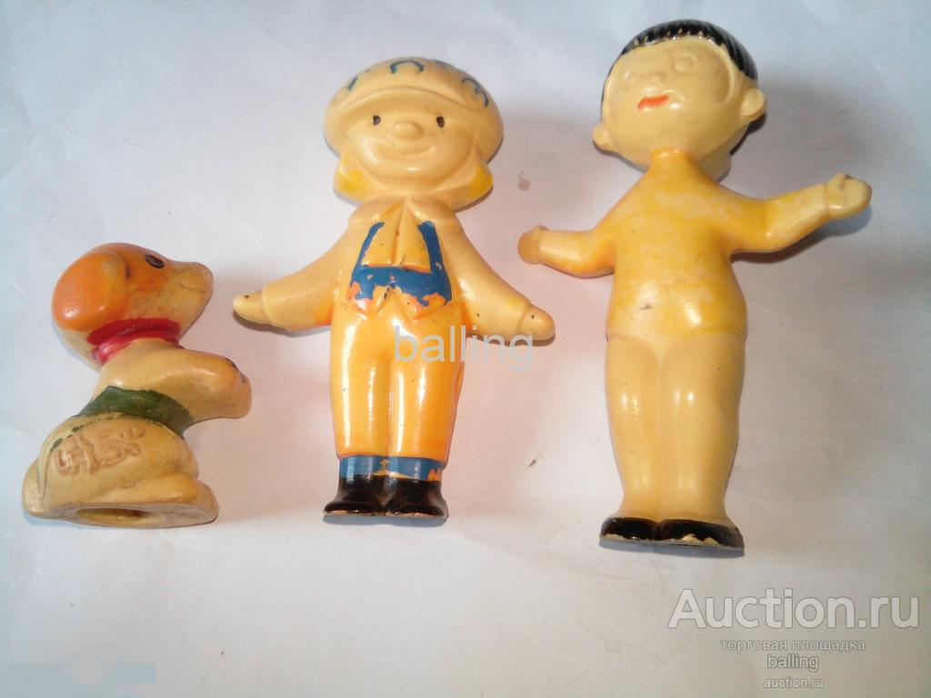 Мини игрушки колкий пластик ссср Цирк клоун 