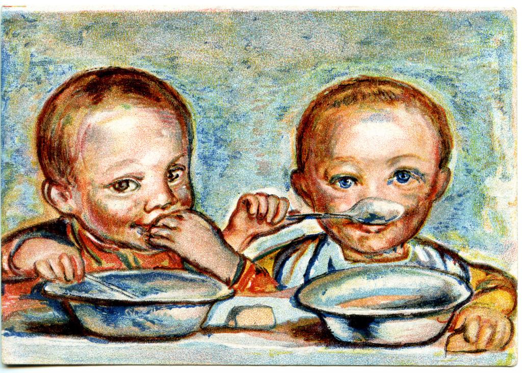 АХР №1003. Попов-Воронежский. За обедом. 1930.