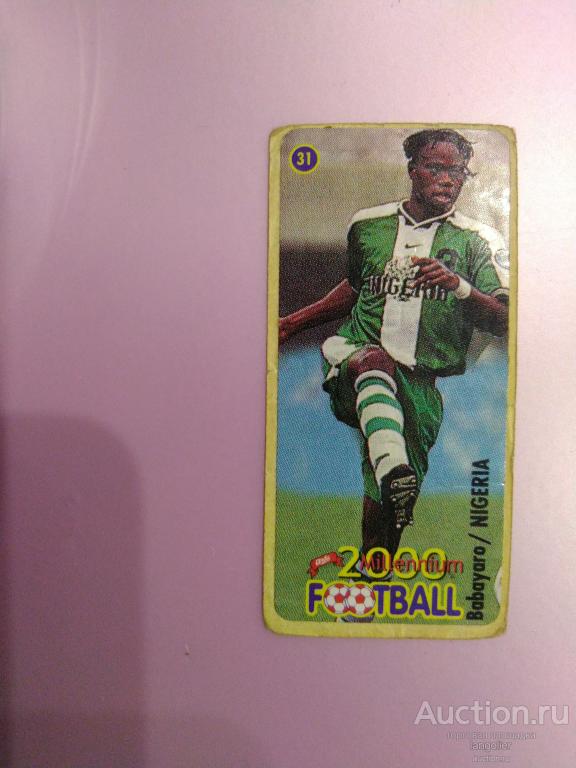 Наклейка от жевательной резинки Football 2000 Milennium #031