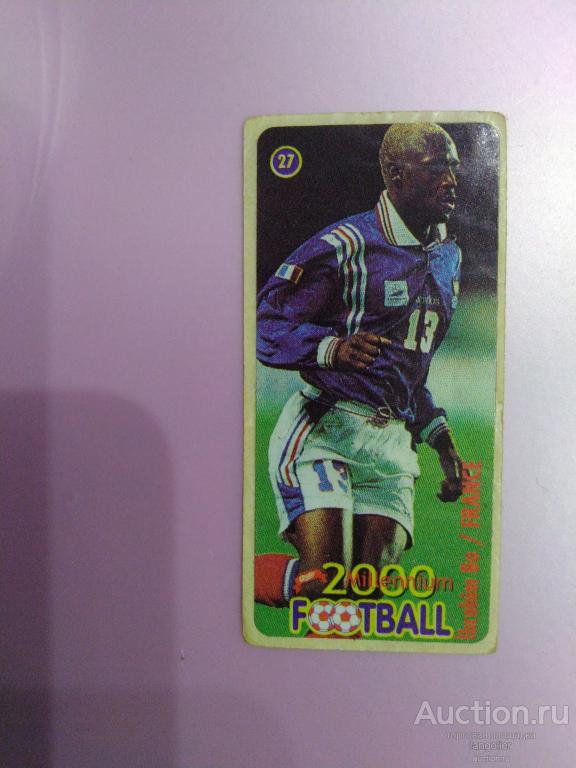 Наклейка от жевательной резинки Football 2000 Milennium #027