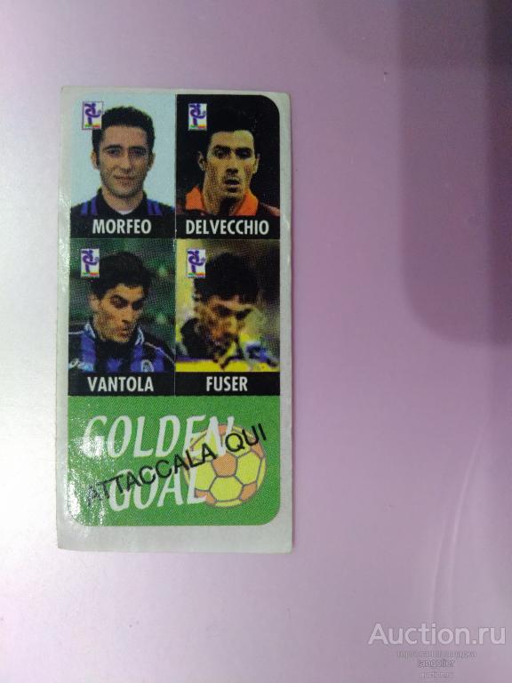 Наклейка от жевательной резинки Calcio (Golden Goal)