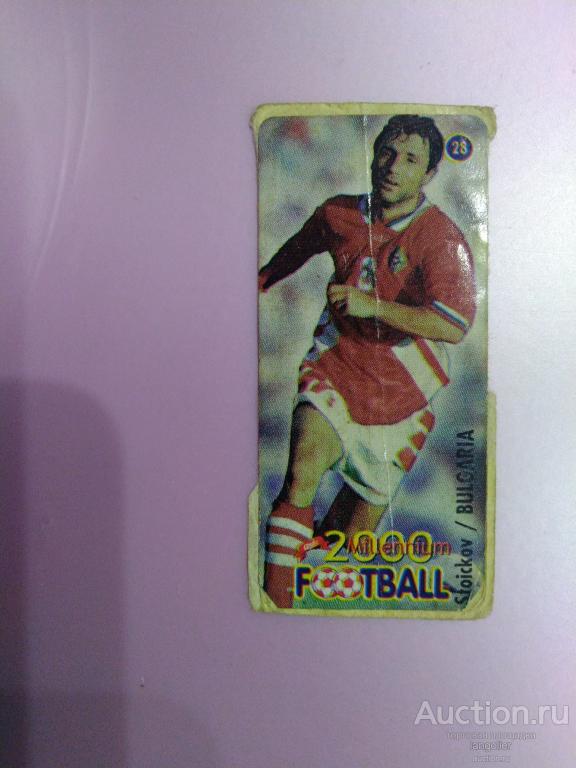 Наклейка от жевательной резинки Football 2000 Milennium #028