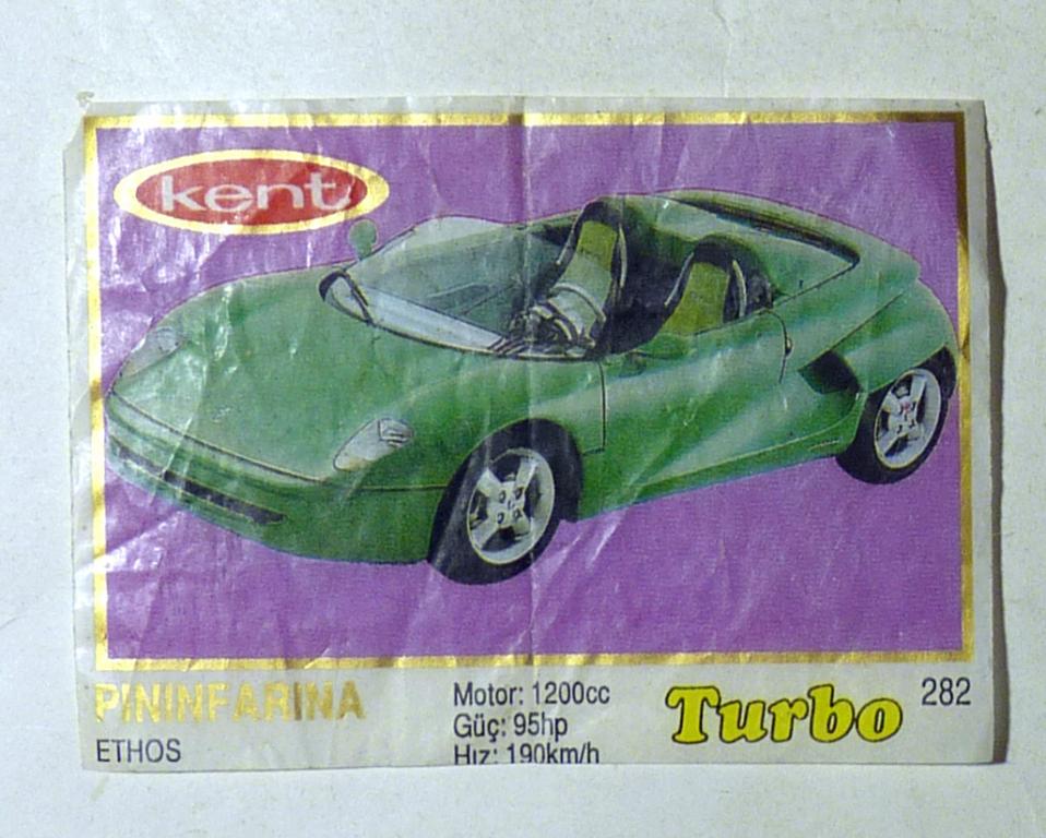 Вкладыш от жвачки Turbo 282