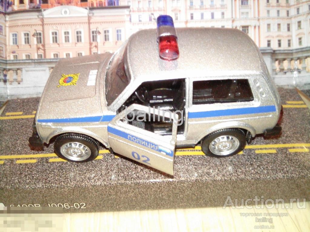 модель 1 : 43 нива Милиция ваз 2121 lada 4x4 