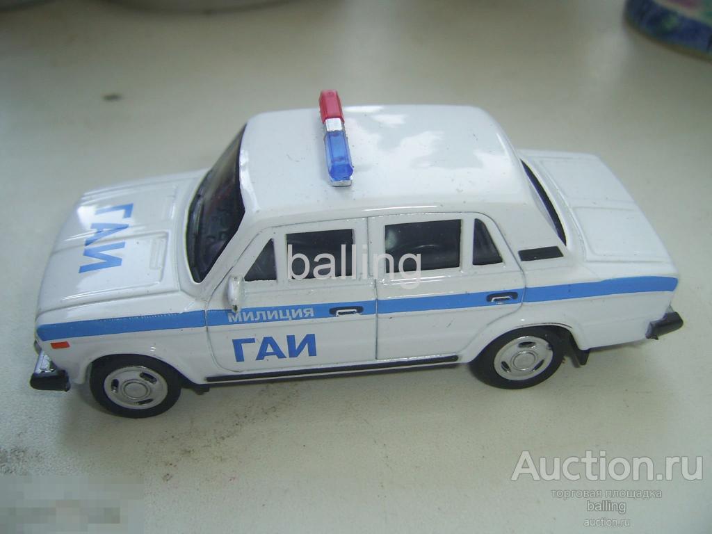 модель 1 : 43 ВАЗ лада  2106 ГАИ 