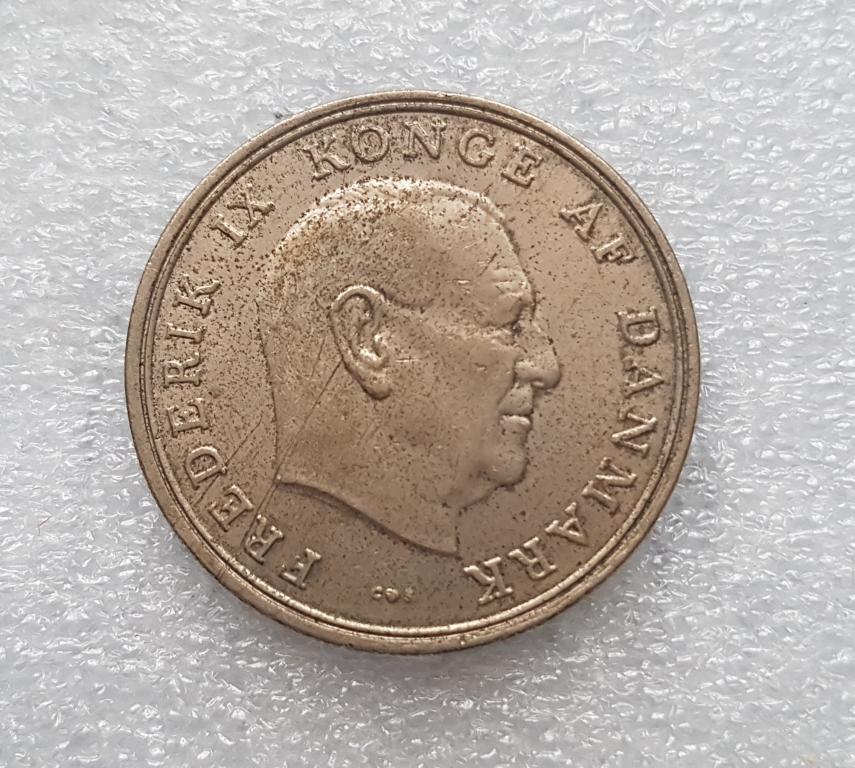 Дания 5 крон 1968 года