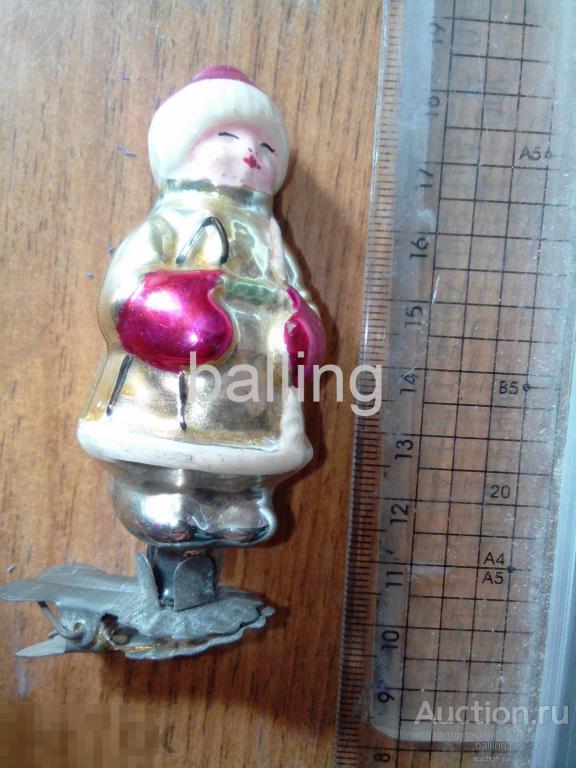 Елочная игрушка мини филипок СССР 