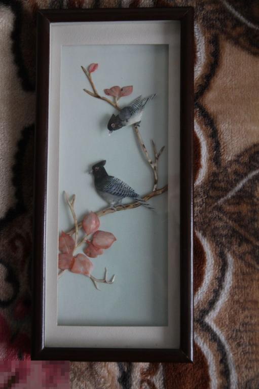 Картина из перламутра "Птицы "Китай. 