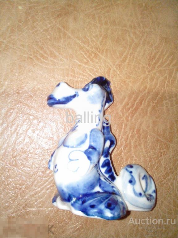 Дракончик - завод гжель  РЕДКАЯ - ФАРФОРОВАЯ СТАТУЭТКА - 