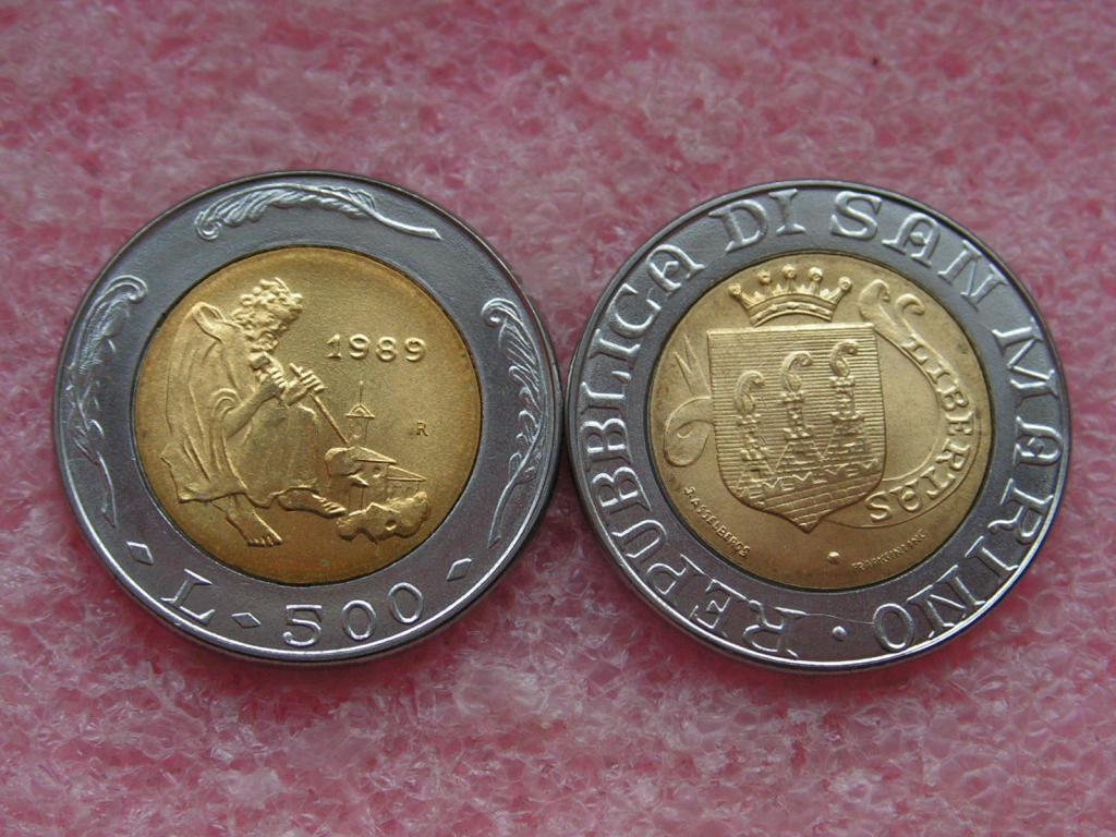 Сан-Марино 500 лир 1989 зодчий unc