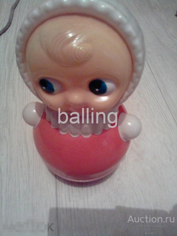 Неваляшка  Времен СССР. кукла высота 21 см 