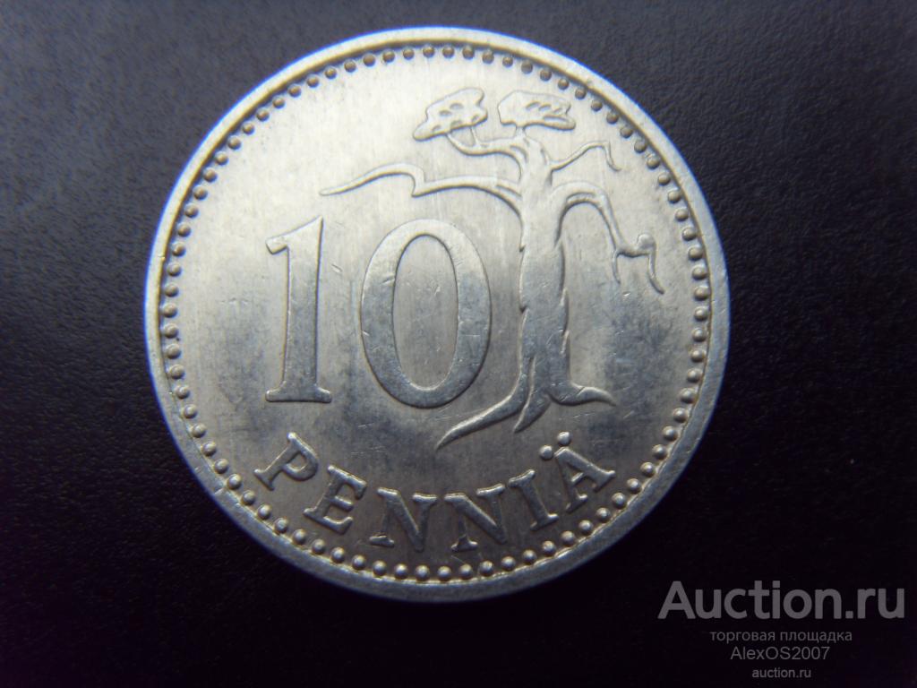 Финляндия 10 пенни 1985 г. КМ# 46а
