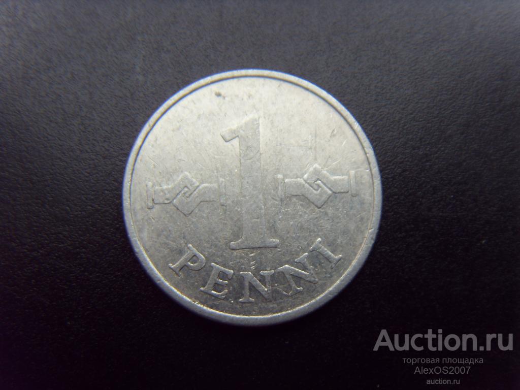 Финляндия 1 пенни 1972 г. КМ# 44а (1)