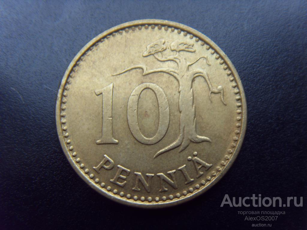Финляндия 10 пенни 1979 г. КМ# 46