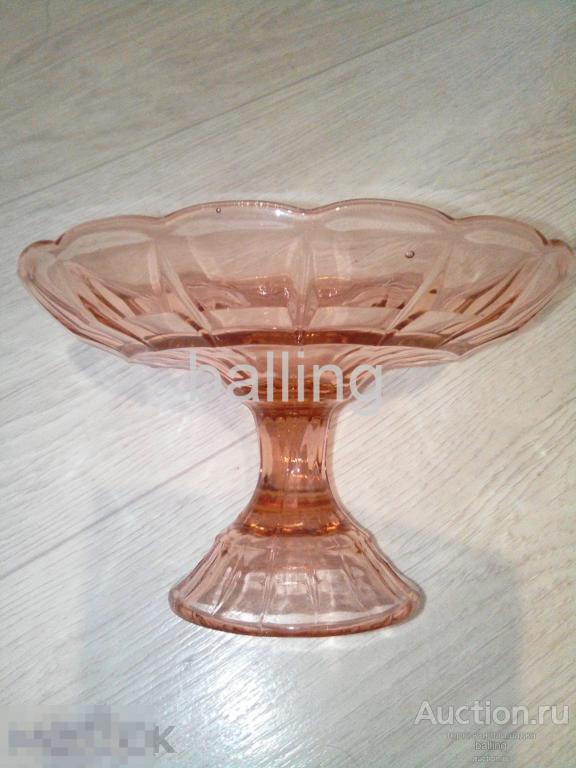 ваза сахарница  конфетница  цветное стекло 