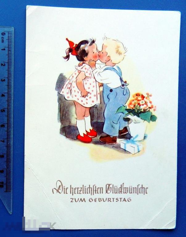 1955 гдр. ГДР 1955. Открытки с приветом ГДР 1970. Открытки ГДР С поздравлением на русском. Открытки жинки свиту 1955.