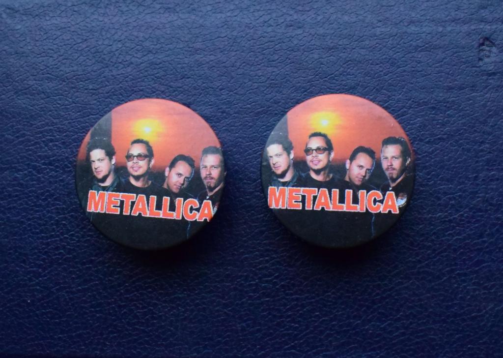 Кооперативные значки Рок группы - Metallica,№1,3.