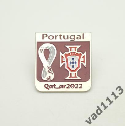 Футбол, значок из набора Чемпионат Мира 2022 Катар участник турнира - Португалия.