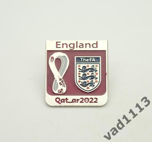Футбол, значок из набора Чемпионат Мира 2022 Катар участник турнира - Англия.