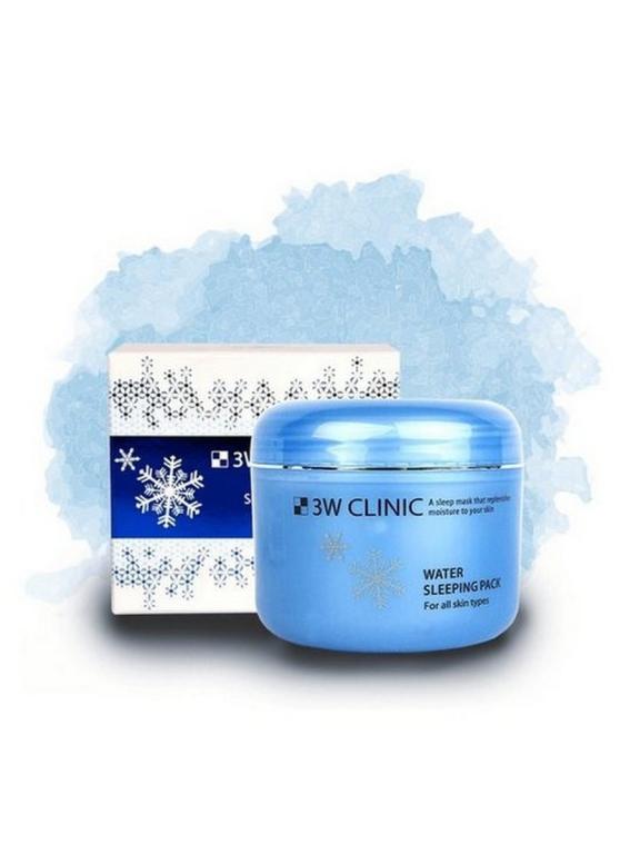 Ночная маска для лица увлажняющая 3W Clinic Water Sleeping Pack ...