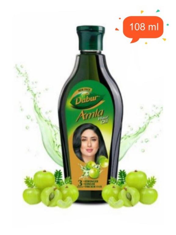 Натуральное индийское лечебное масло для волос Dabur Amla Hair Oil, для ...